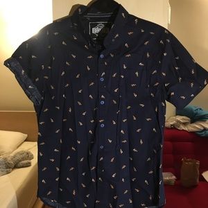 Pizza button down